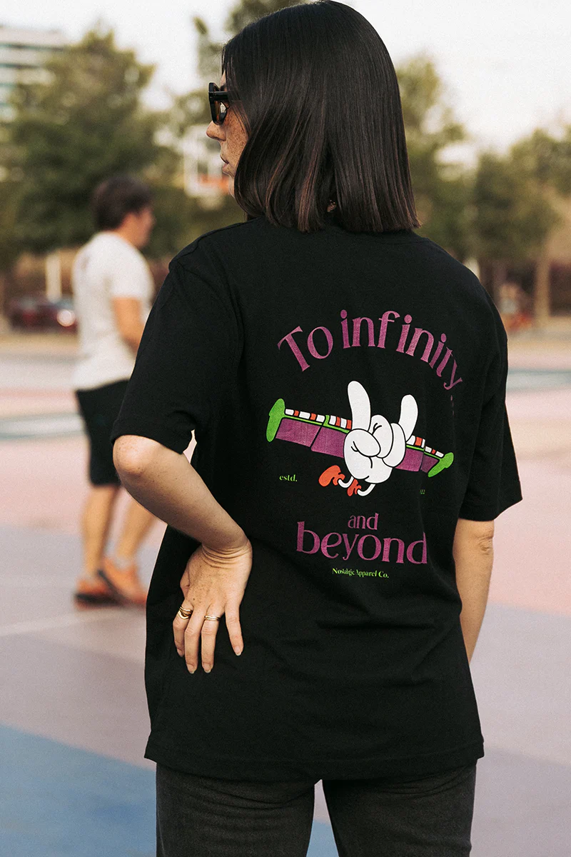 To Infinity & Beyond | Black Tee - Image 4