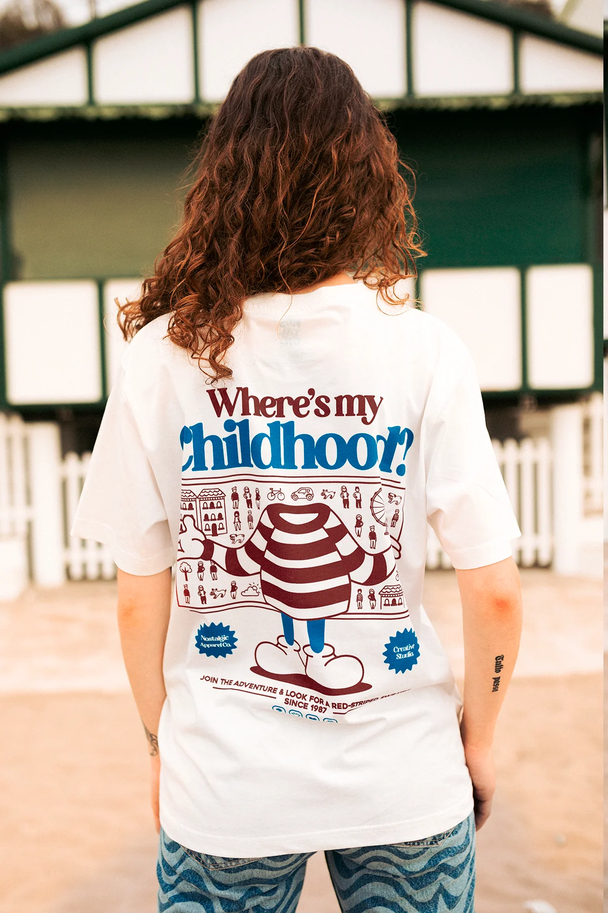 Where's my Childhood? | OffWhite Tee - Image 6