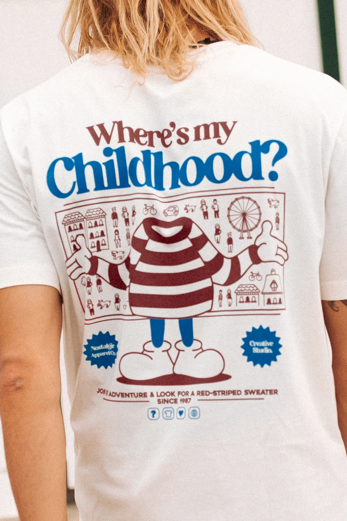 Where's my Childhood? | OffWhite Tee - Image 7