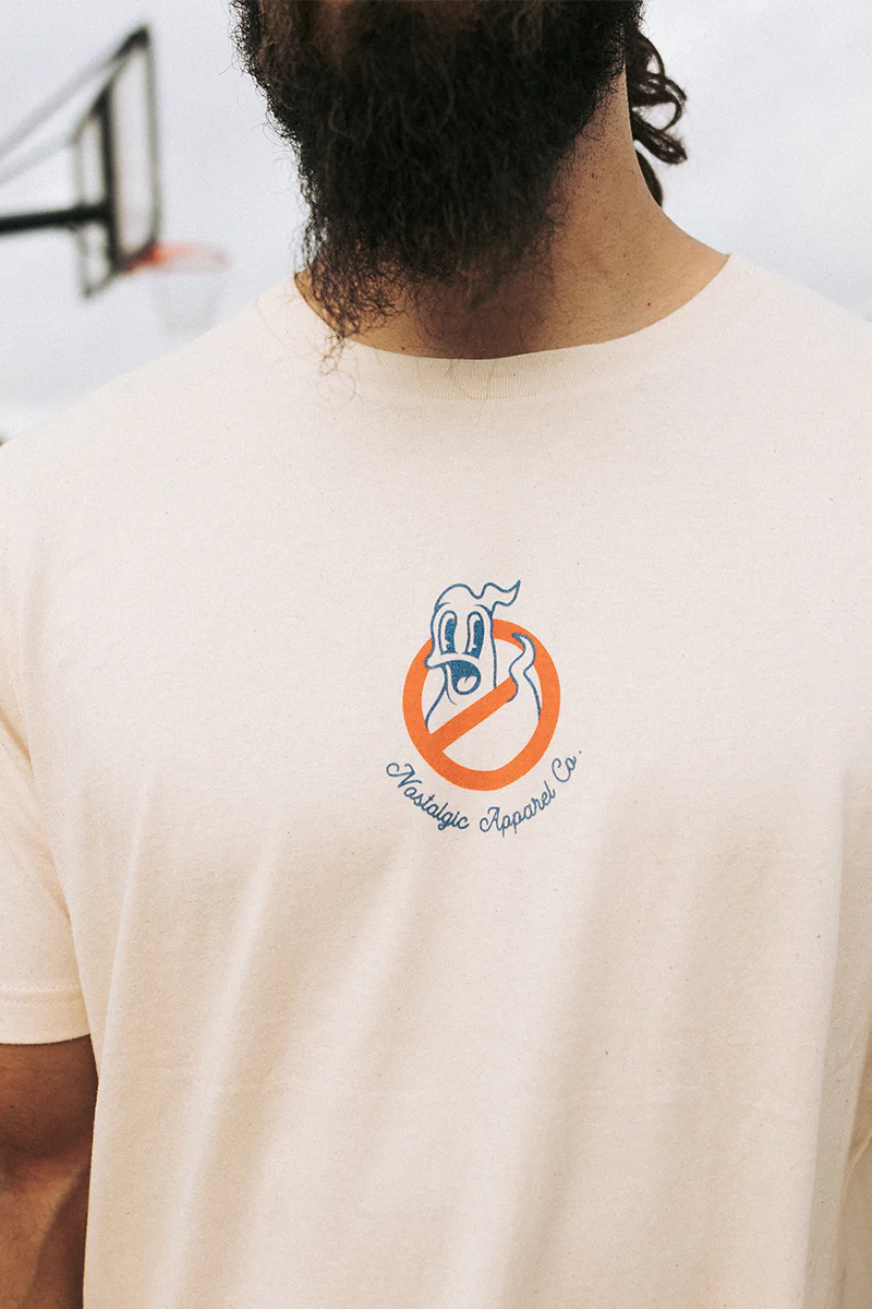 Who you gonna call? | Natural Tee - Image 3