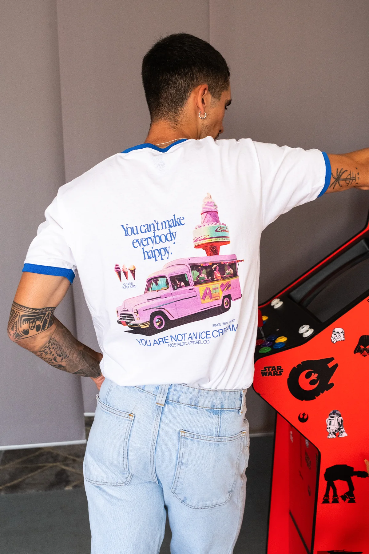 You are not an Ice Cream | Ringer Tee - Image 11