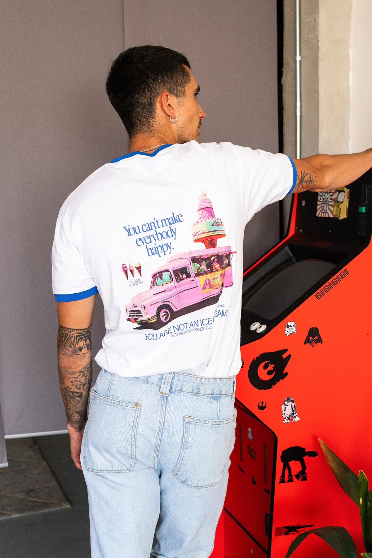 You are not an Ice Cream | Ringer Tee - Image 2